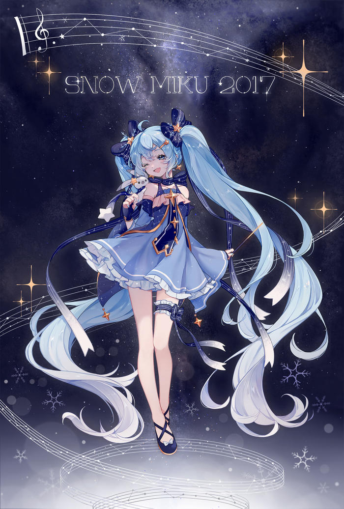 SNOW MIKU 2017插画图片壁纸