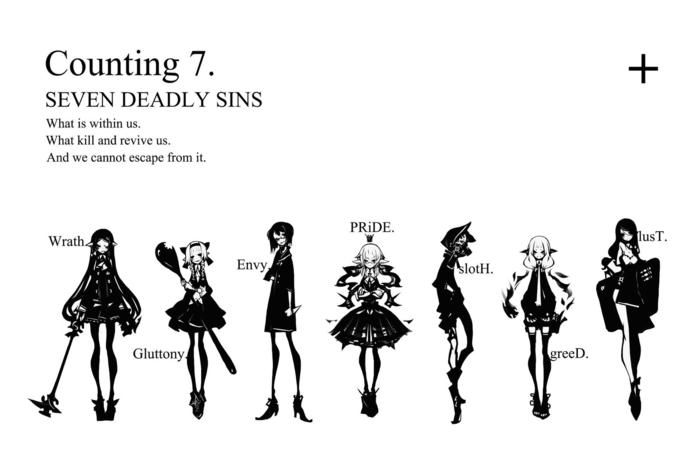 Counting the sins of thy插画图片壁纸