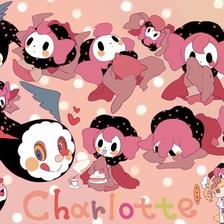 Charlotte碳插画图片壁纸