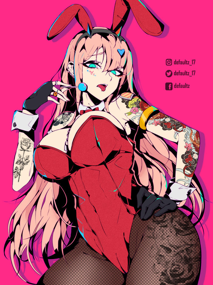 Bunny Girl : Zero two插画图片壁纸