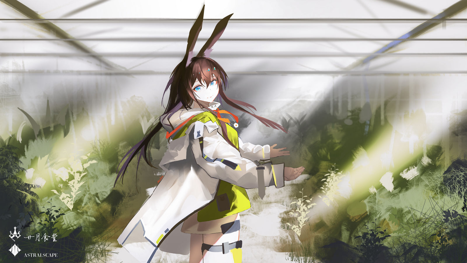 阿米娅插画图片壁纸