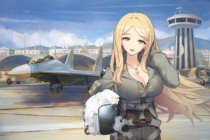 Su-30插画图片壁纸
