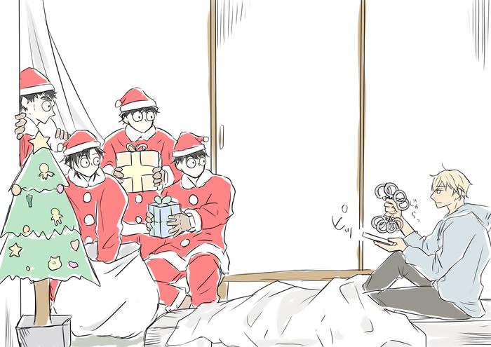 【警察学校组】圣诞快乐！！插画图片壁纸