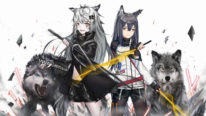 Wolves插画图片壁纸