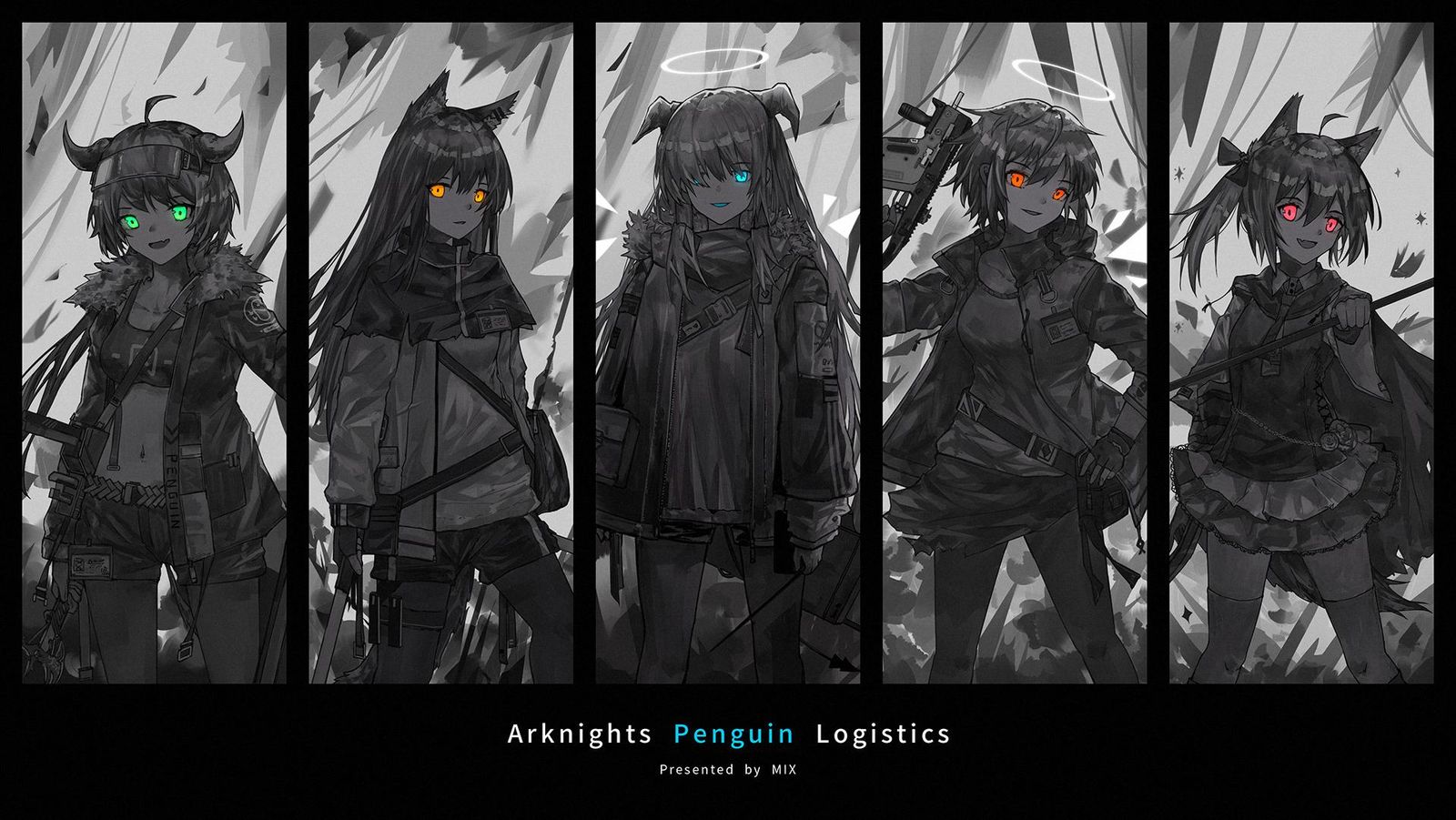 Penguin Logistics插画图片壁纸