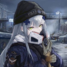 HK416插画图片壁纸