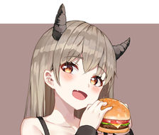 Burger-女孩子犄角