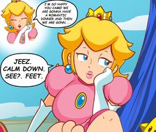 peach is not amused