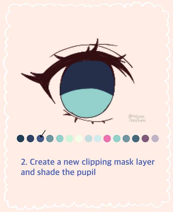 Eye Colouring Tutorial插画图片壁纸