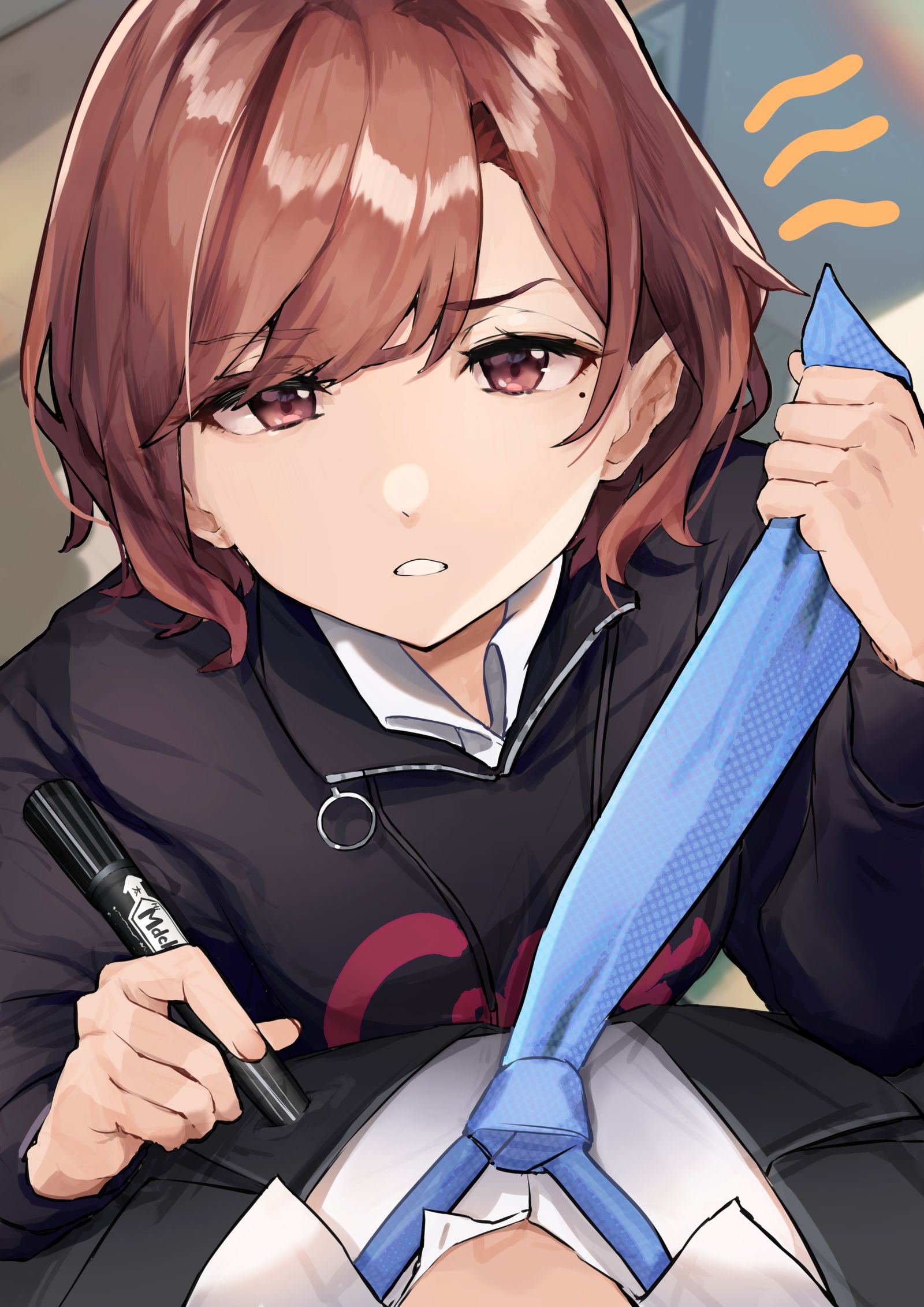 弧形签名插画图片壁纸