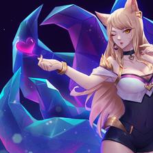 K/DA Ahri插画图片壁纸