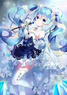 雪初音2019插画图片壁纸