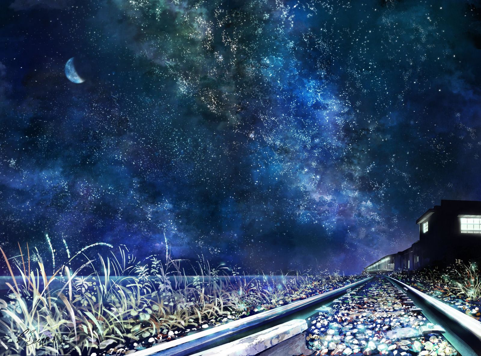 银河铁道之夜-风景原创