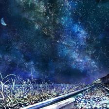 银河铁道之夜插画图片壁纸
