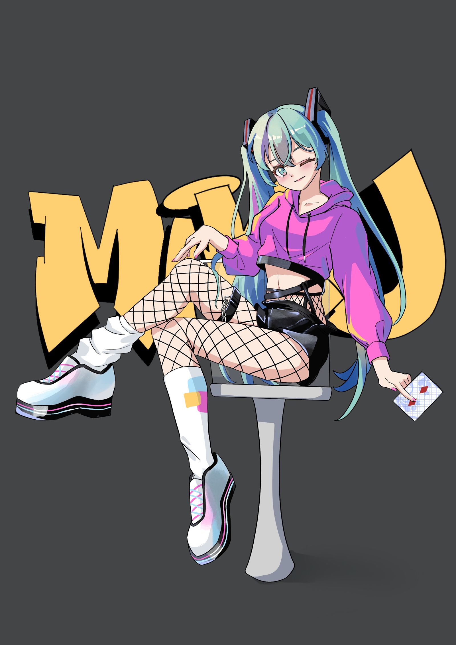 初音未来速写计划终结插画图片壁纸