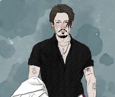 Johnny Depp-原创插画