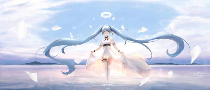 初音未来14th插画图片壁纸