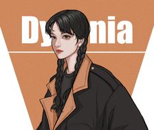 Dysania-约稿 大头 插画原创