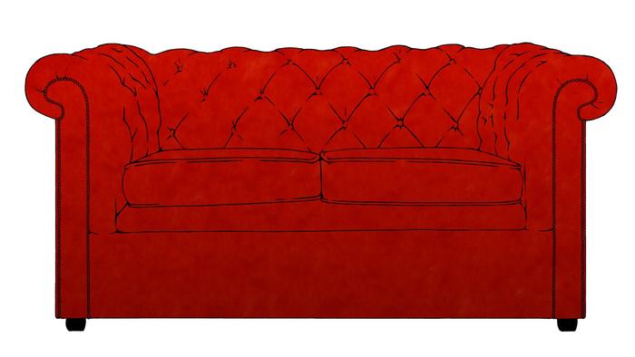 皮革的沙发自由素材插画图片壁纸