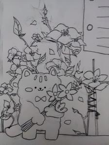 猫插画图片壁纸