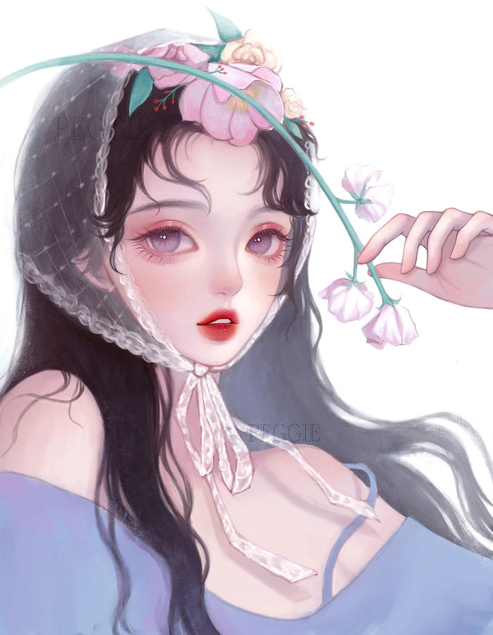 少女风插画图片壁纸