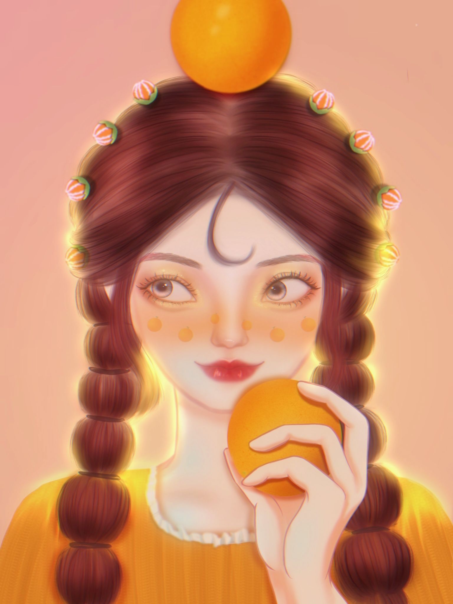 橘子-橘子竖图