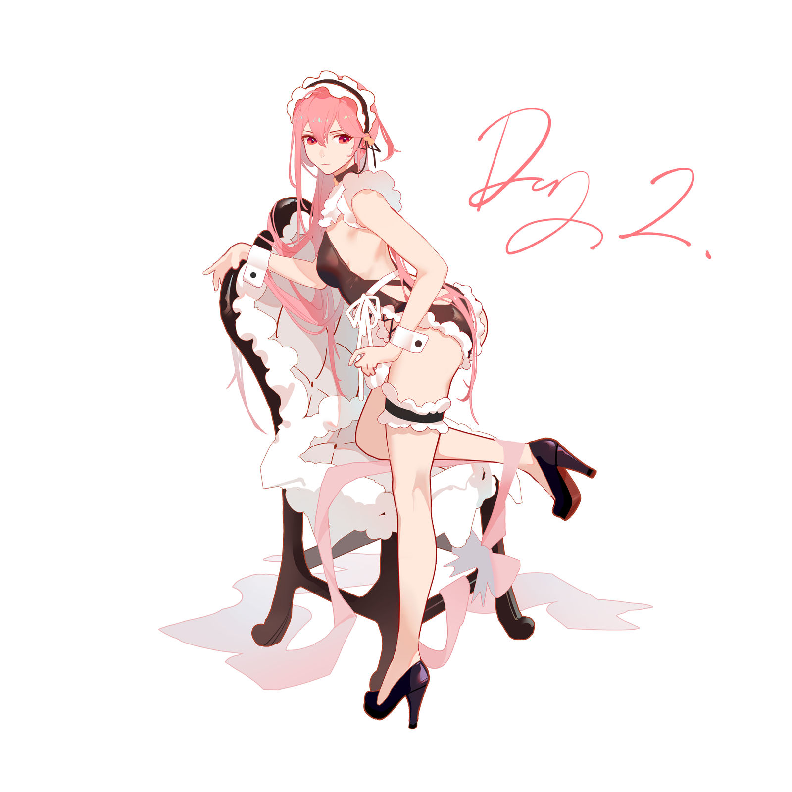 day2 小女仆插画图片壁纸