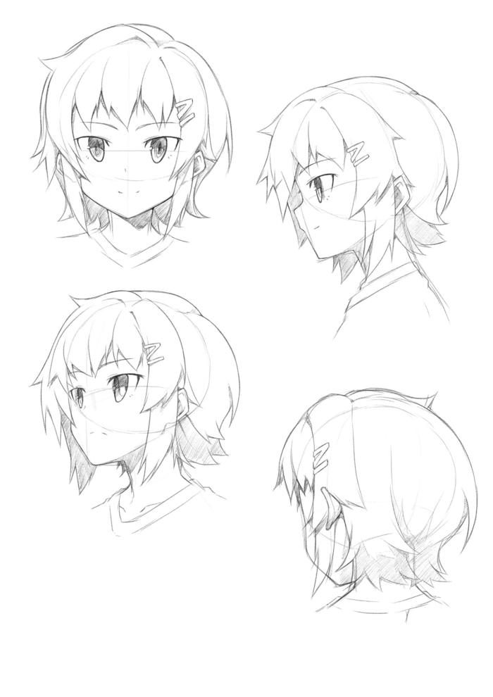 Step by Step - Character Face插画图片壁纸