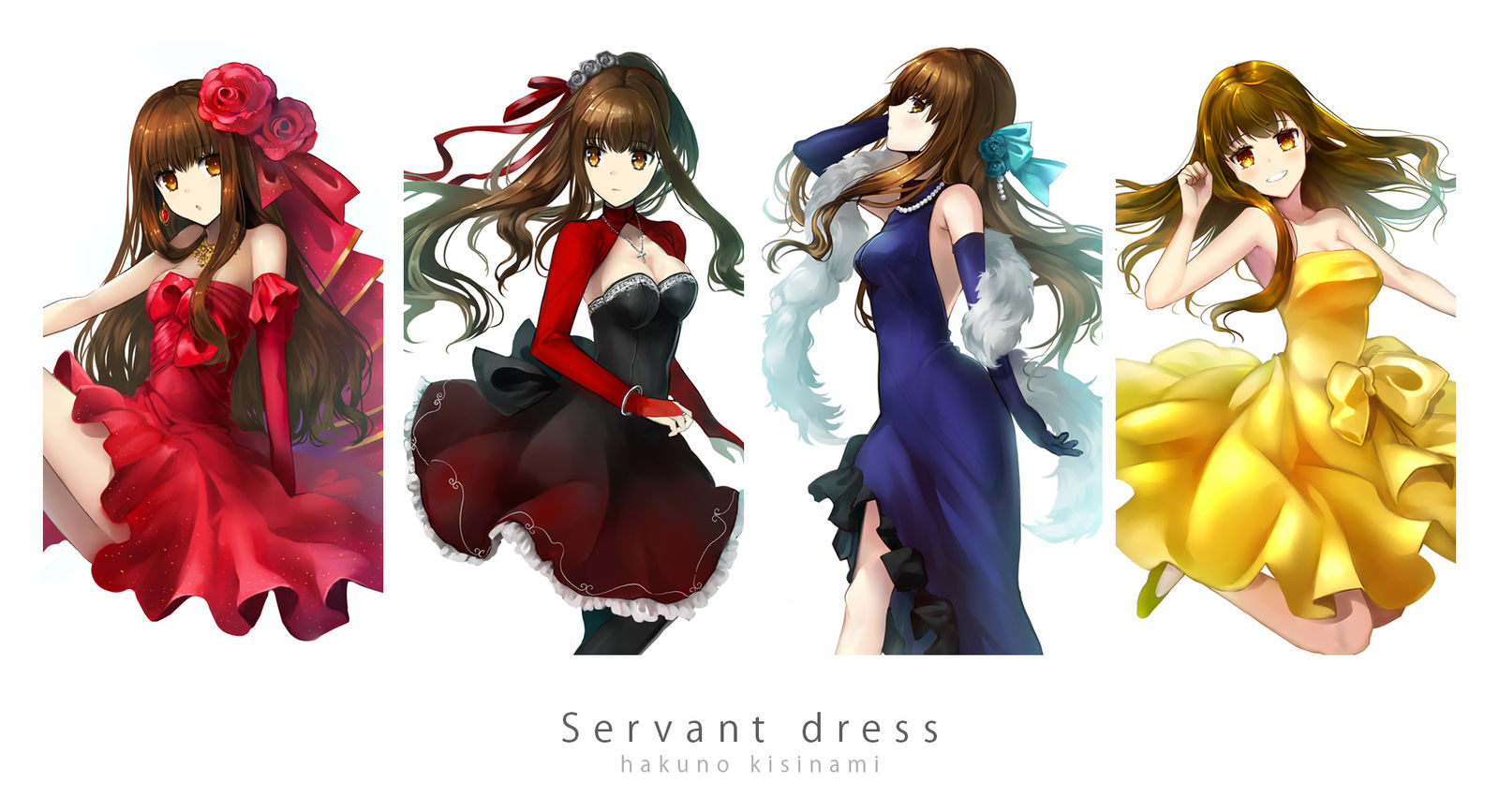 servant dress插画图片壁纸