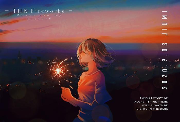 花火-fireworks插画图片壁纸