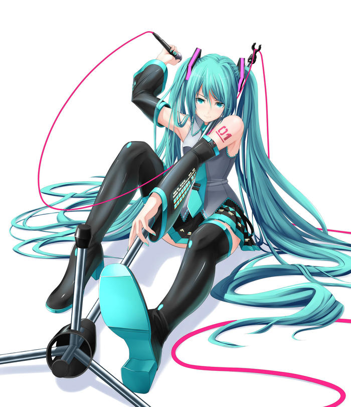 初音未来插画图片壁纸