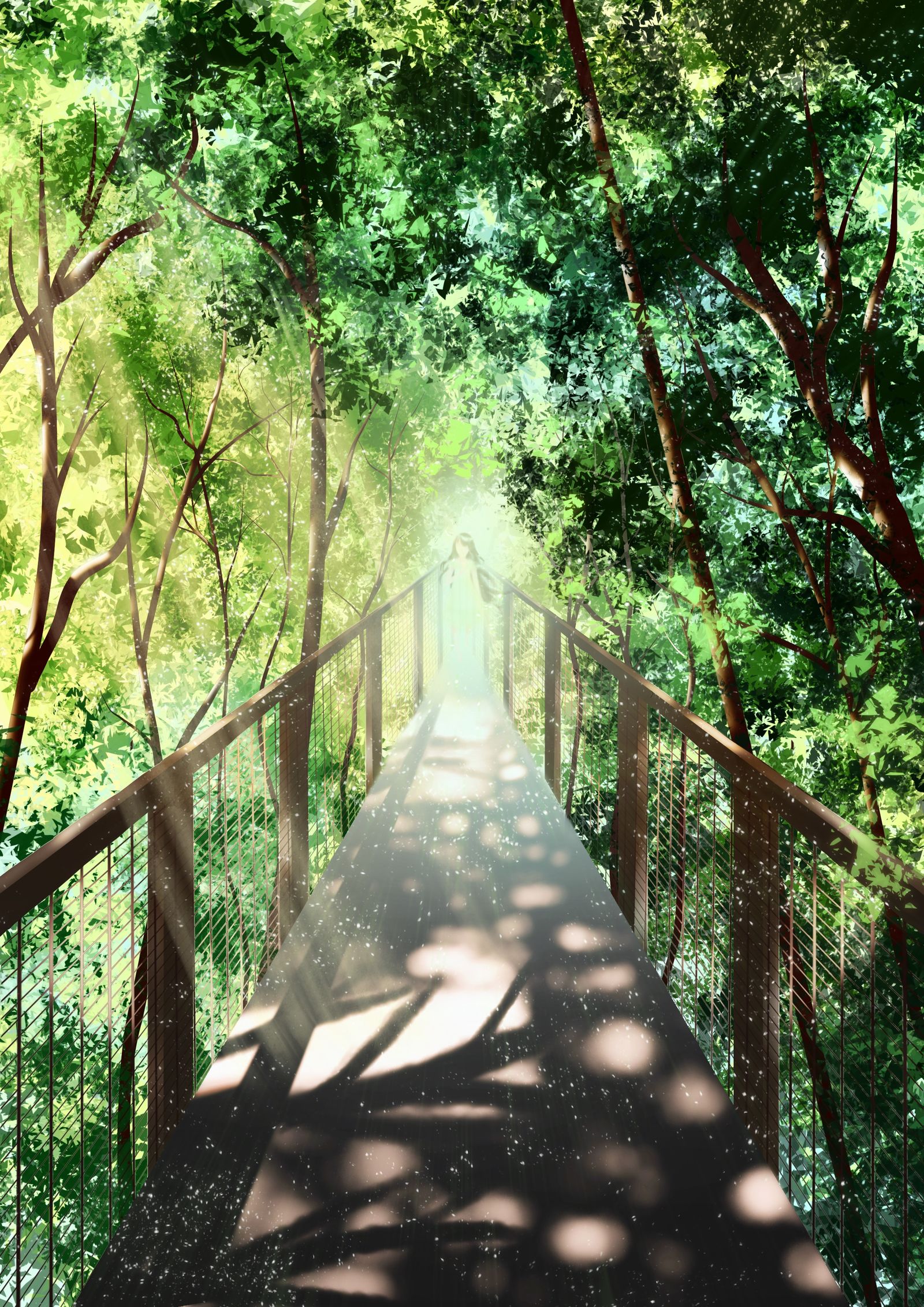 The Bridge Leading to Nowhere插画图片壁纸