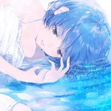 水色世界【NNI原创歌曲】【ichii】插画图片壁纸