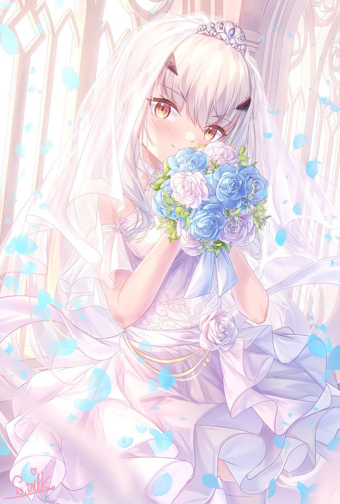 梅里什丁× 六月新娘插画图片壁纸