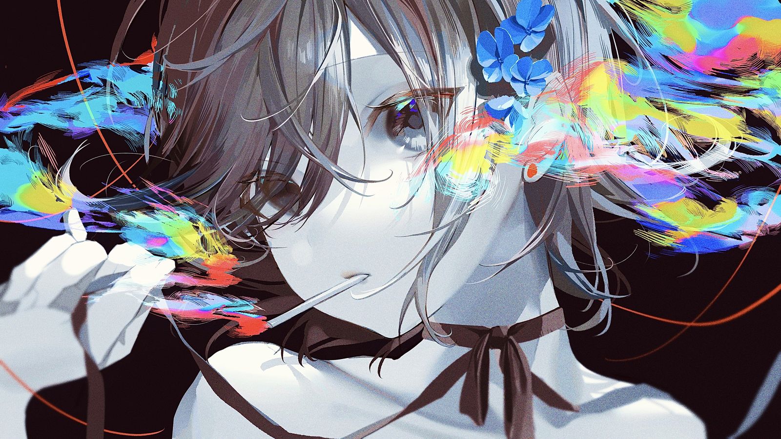 烟雾缭绕-男孩子原创