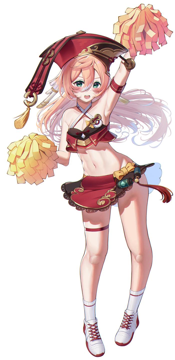 Cheerleader Yanfei插画图片壁纸