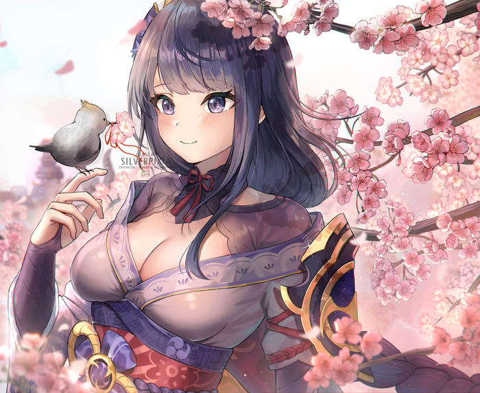 Cherry Blossom for Ei插画图片壁纸