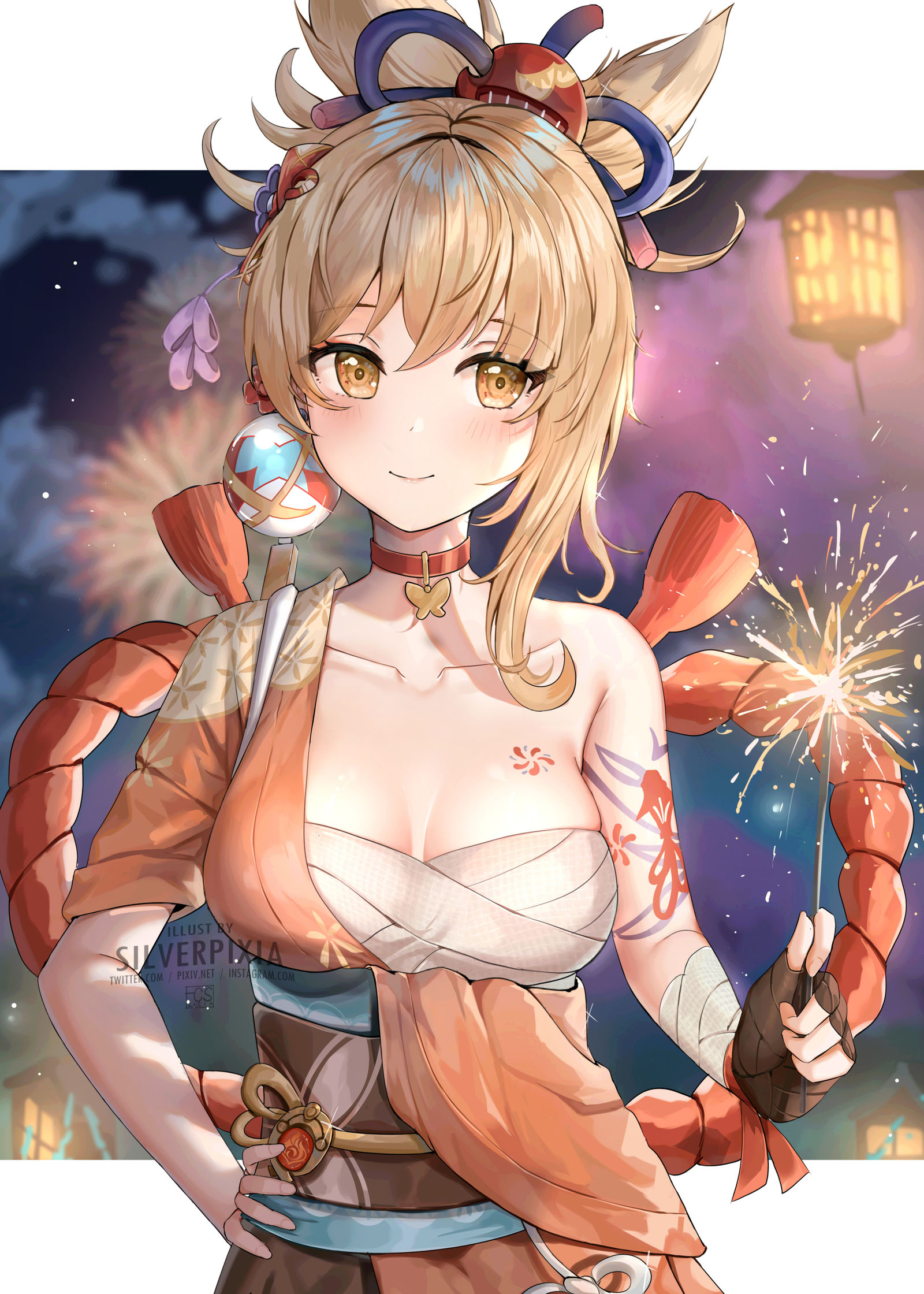 Firework night with Yoimiya!