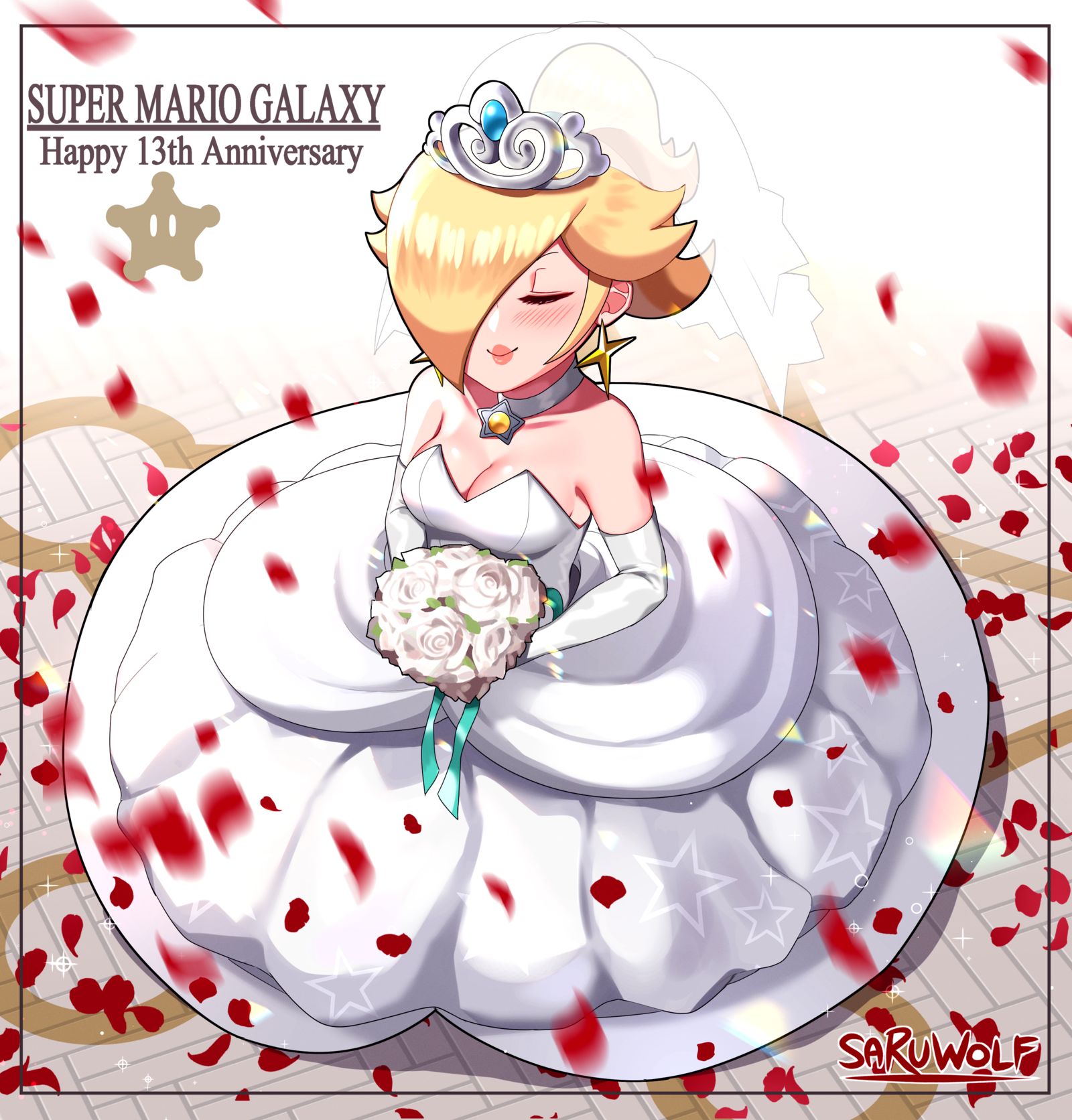 Super Mario Galaxy 13 Years!插画图片壁纸