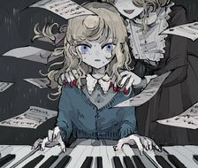 piano lesson-女孩子原创