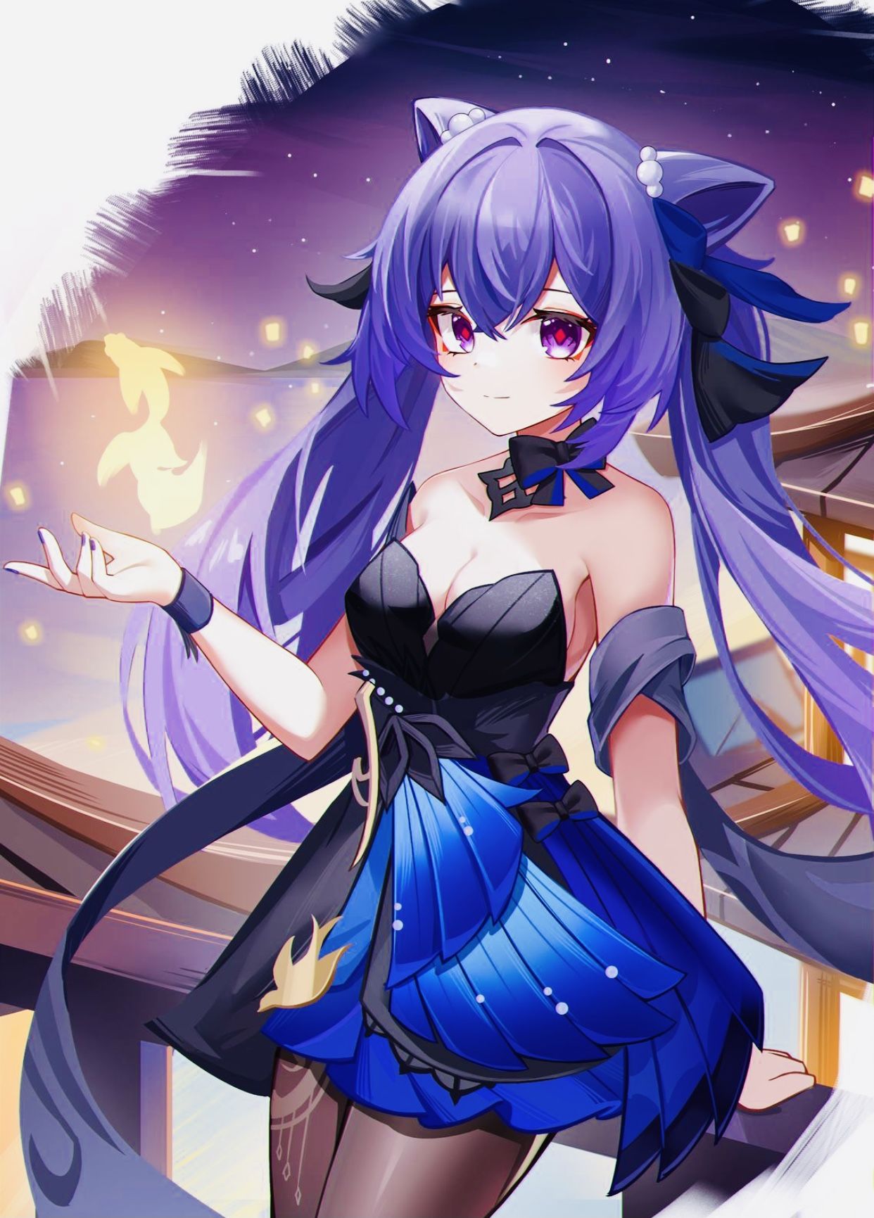 刻晴和集2插画图片壁纸