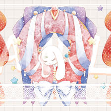 莓莓酣梦插画图片壁纸