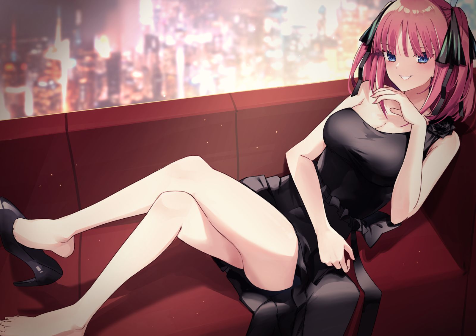 黑礼服二乃-五等分的花嫁中野二乃