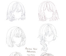 Anime Hair References