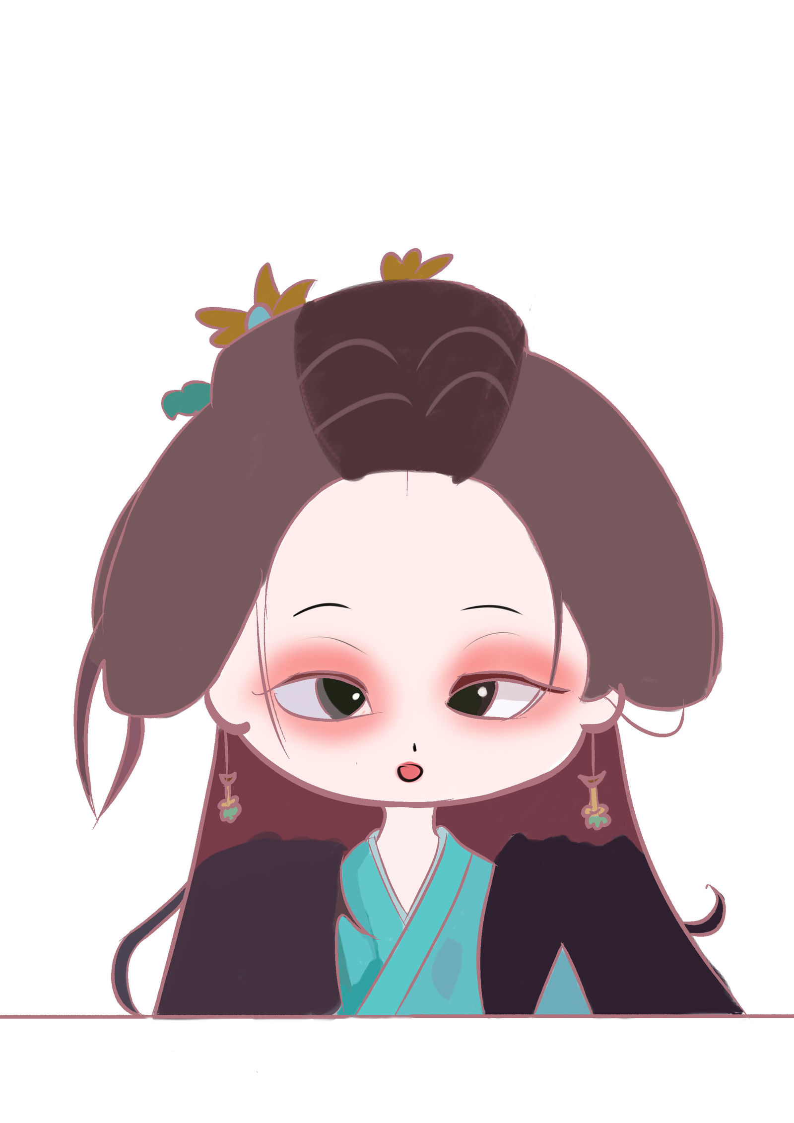 嬷嬷插画图片壁纸