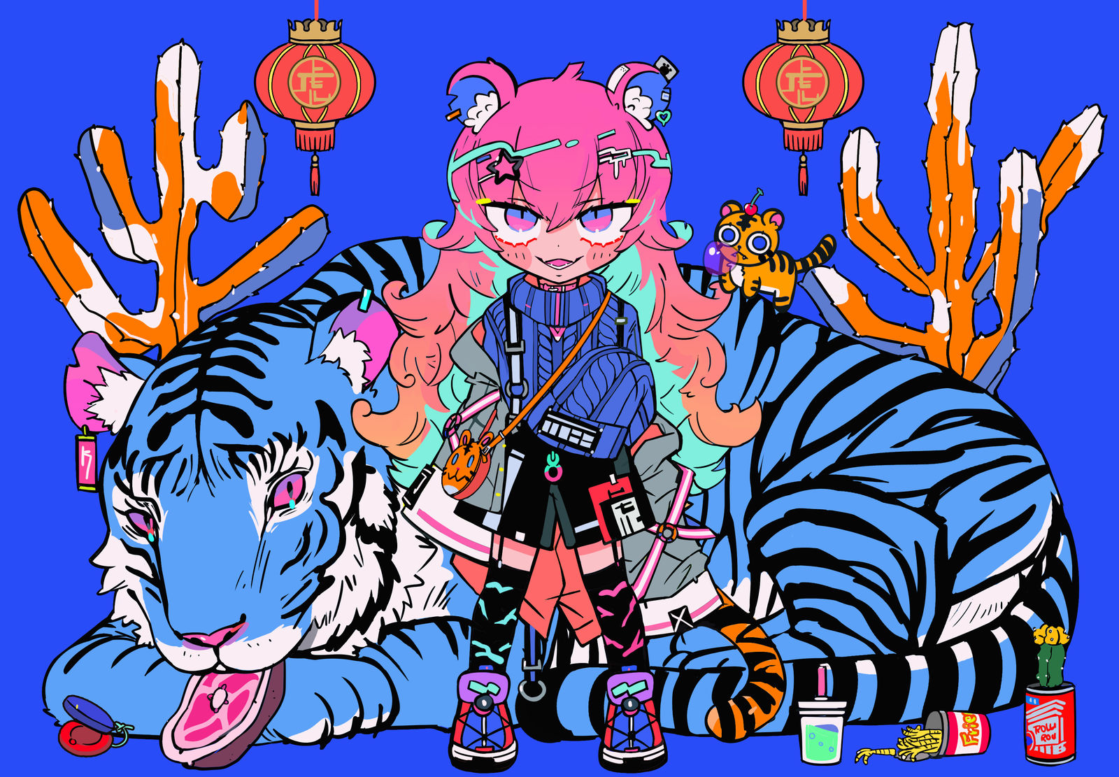 TORA-虎横图-触站