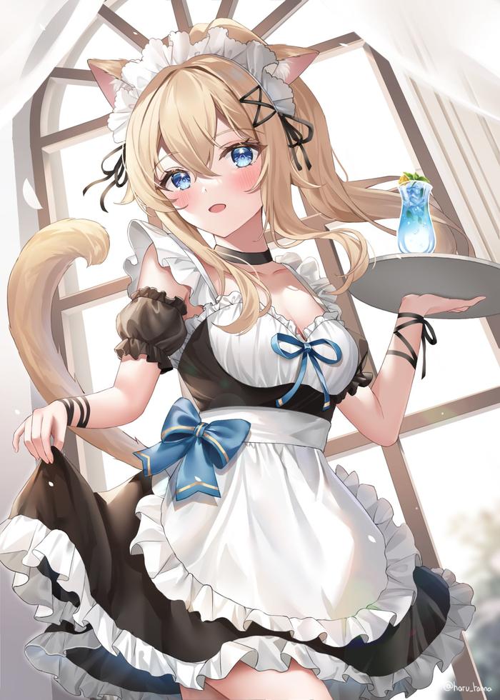 Neko Maid Jean插画图片壁纸