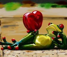 妖娆的青蛙-练习板绘