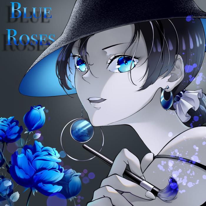 Blue Roses插画图片壁纸