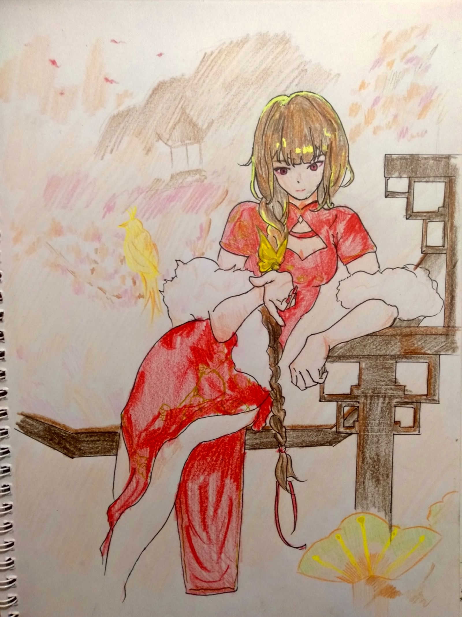 百妖谱 桃夭插画图片壁纸